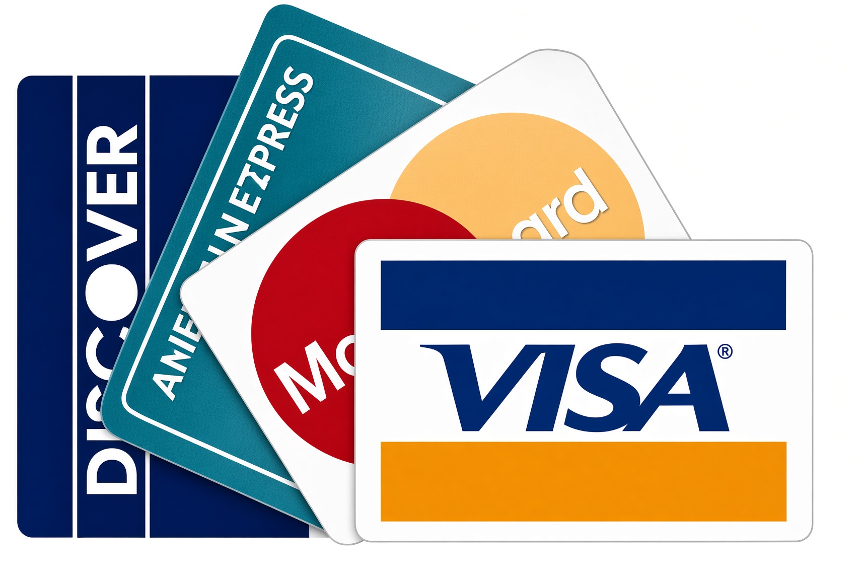 We accept credit cards